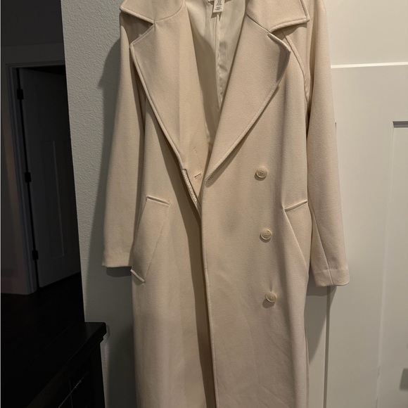 H&M Cream Trench Coat for Women - Picture 4 of 5